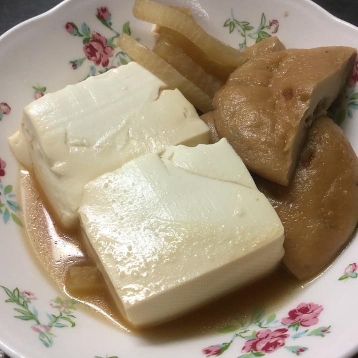 豆腐とがんもの煮物